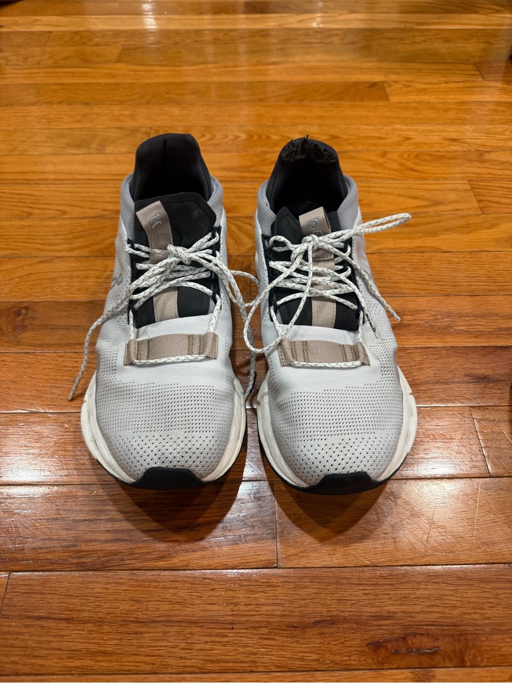 Women's Grey Athletic Sneakers with Secure Lace Fit